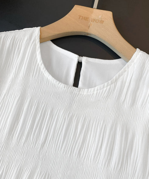 シャーリングブラウス 長袖トップス韓国風 袖シースルートップス レディース 裏地付き ギャザーブラウス 着やせ フェミニン重ね着インナー おしゃれプルオーバー春秋 86SSJL-019