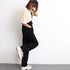 ワンショルダー サロペットデニムパンツ レディース ストレート サスペンダーパンツ 2way ジーンズ ジーパン 美脚 ハイウエスト オールインワン 韓国 86XANYT-008