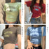 ショート丈トップス レディース へそ出し セクシー クロップド丈 tシャツ ロゴプリント 半袖カットソー クルーネックオシャレダンス衣装 着やせTシャツ レトロ風 86XANYT-057