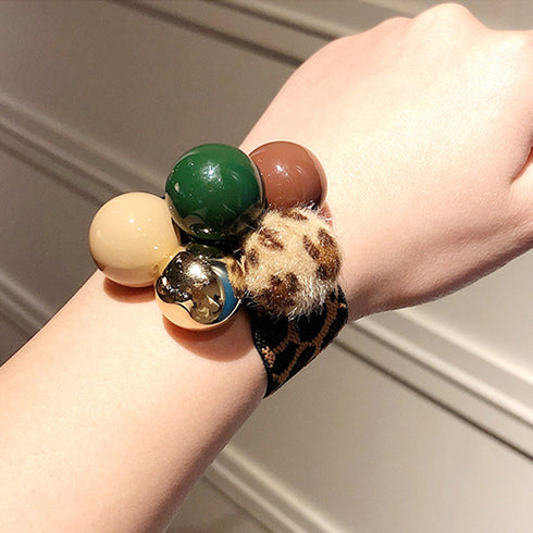 レオパード 新作 ヘアゴム 大人っぽい レオパード 新作 ヘアゴム 大人っぽい ヒョウ柄 ブレスレット ゴム ヘアゴム ファー 髪留め ゴム ヘアゴム 86XIAJI-009