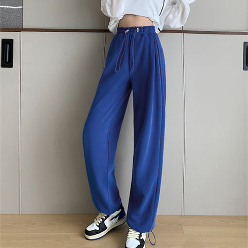 スウェットパンツ レディースカラーパンツ ドローストリング ジョガーパンツ ウエストゴム ゆったりパンツ ランニングウェア カジュアル ダンス衣装 韓国風ボトムス 86YIFANGE-012