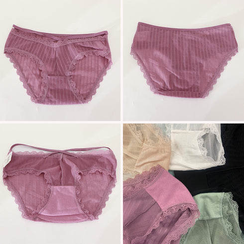 クロスラインデザインショーツ レディース セクシー スダンダードショーツ 美尻 ノーマルショーツ レース ローライズショーツ 通気性 下着 お泊りアンダーウェア 86ZHIRAN-005