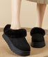 アンクルムートンブーツ厚底ファーシューズ ふわふわ フェイクファー冬靴 暖かいムートンシューズ レディース 裏起毛モカシン 歩きやすいフラットシューズ 防寒保温靴 87CHFENG-001