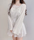 ドローストリング ニットアンサンブル春夏 レディース マルチリブニットトップス ニットキャミソール重ね着 きれいめ サマーニットセットアップ オフショルダーニット 87CHXN-008