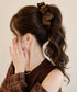バナナクリップ ビッグリボンヘアクリップ 上品サテンリボンヘアアクセサリー 大人可愛い華やか髪留めバレエコア きれいめまとめ髪大人フェミニンしっかり留まるクリップ 87XIANING-001