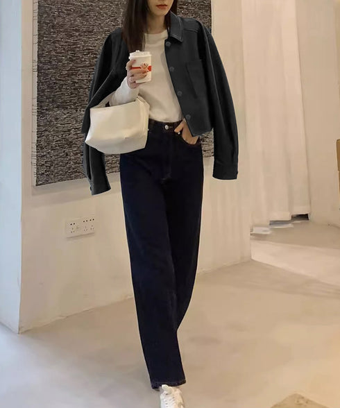 ライダースジャケット レディースアウター PUレザージャケット韓国風 ショートジャケット春秋冬 クール ライトアウターおしゃれ 長袖羽織もの カジュアルジャケット 87AIQU-001