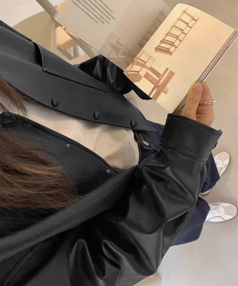 ライダースジャケット レディースアウター PUレザージャケット韓国風 ショートジャケット春秋冬 クール ライトアウターおしゃれ 長袖羽織もの カジュアルジャケット 87AIQU-001