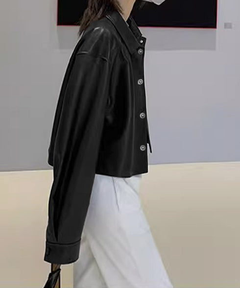 ライダースジャケット レディースアウター PUレザージャケット韓国風 ショートジャケット春秋冬 クール ライトアウターおしゃれ 長袖羽織もの カジュアルジャケット 87AIQU-001