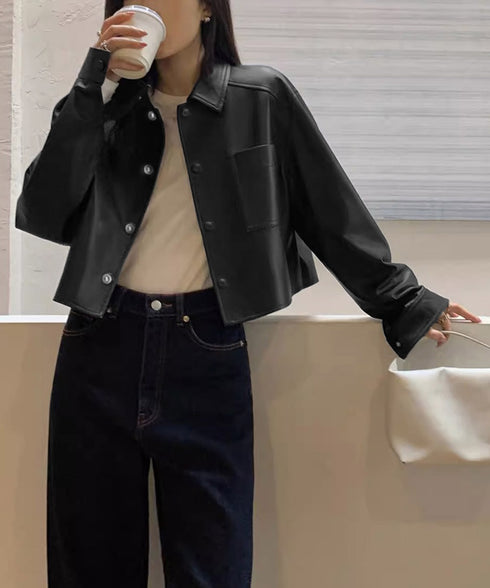 ライダースジャケット レディースアウター PUレザージャケット韓国風 ショートジャケット春秋冬 クール ライトアウターおしゃれ 長袖羽織もの カジュアルジャケット 87AIQU-001