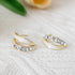 C型 スタッドピアス 上品 小ぶりピアス 韓国大人耳飾り 高見えピアス プチプラ エレガントピアス おしゃれアクセサリー オフィスカジュアル フープピアス 小さめ 87BAOYU-001