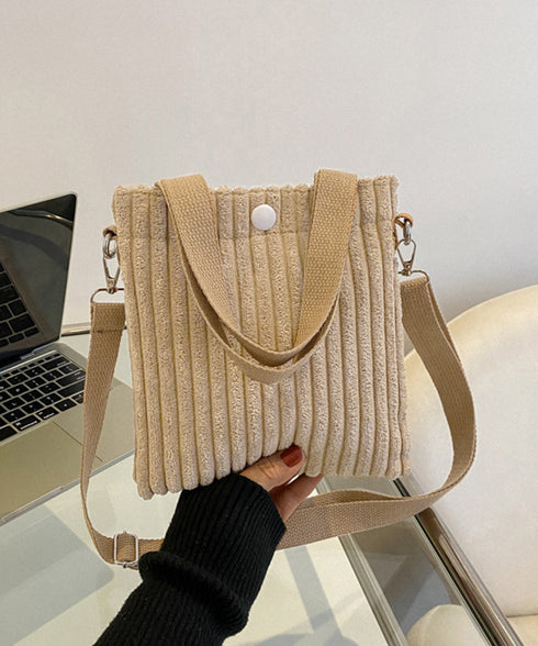 コーデュロイショルダーバッグ ミニバッグ ミニトートバッグレディース ハンドバッグ 2WAYポシェット 軽量コンパクトスマホポーチ 手提げバッグ かわいい 鞄秋冬 87CHUANG-001