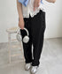 スウェットパンツ レディースロングパンツ ウエストゴム ワイドパンツ 低身長 カジュアル 韓国 イージーパンツ 体型カバーボトムス ゆったり ランニングパンツ脚長 87CHXN-002