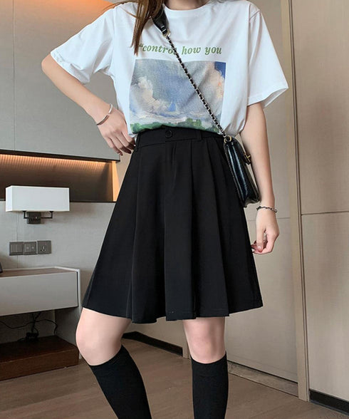 レディーススーツ風ショートパンツスリット 体型カバー ハーフパンツ着やせ プリーツショーパン 春夏きれいめ 通勤タックパンツ涼しい薄手キュロットパンツ バックゴム 87CHXN-004