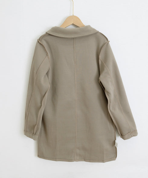 テーラードジャケット ミディコート韓国風 レディース きれいめミドル丈コート 大人軽いアウター秋冬 フェミニン おしゃれコート オフィスカジュアル ライトアウター 87CHXN-012