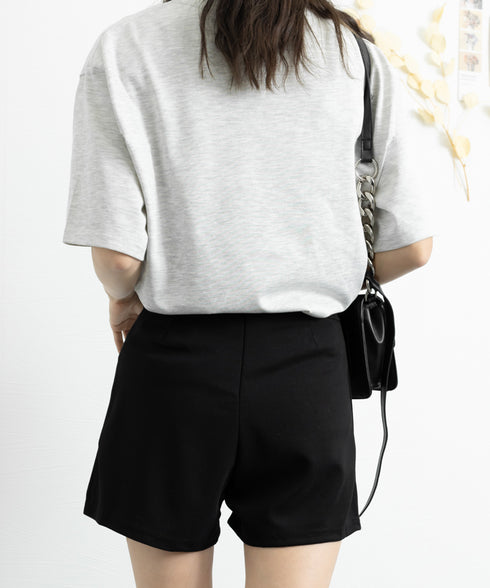 ショートパンツレディースキュロットパンツ 韓国 ハイウエスト短パン 美脚脚長 カジュアルきれいめ ホットパンツ おしゃれミニ丈パンツ Aライン ショーパン 着やせ 87KALIAN-001