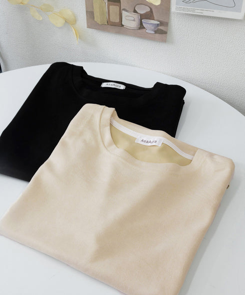 メンズtシャツ 半袖 スエード調Tシャツ メンズ夏tシャツ カットソートップス 無地 ロングtシャツ 韓国ファッション 大人カジュアル サマーtシャツ黒 おしゃれ 87MP-001