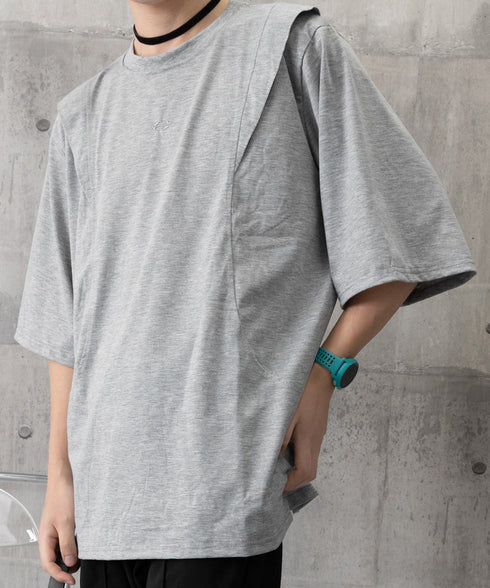 半袖 ワンポイントtシャツ メンズ 夏服 大人かっこいい tシャツ男性 オーバーサイズTシャツ 男子高生服 メンズカットソー カジュアルトップス 大学生男子の服装 87MP-006