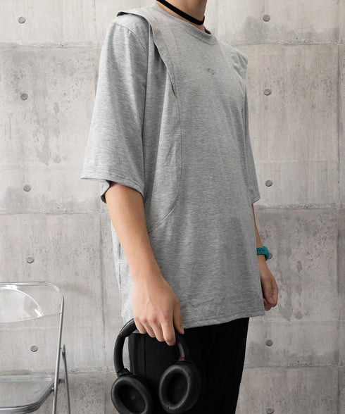 半袖 ワンポイントtシャツ メンズ 夏服 大人かっこいい tシャツ男性 オーバーサイズTシャツ 男子高生服 メンズカットソー カジュアルトップス 大学生男子の服装 87MP-006