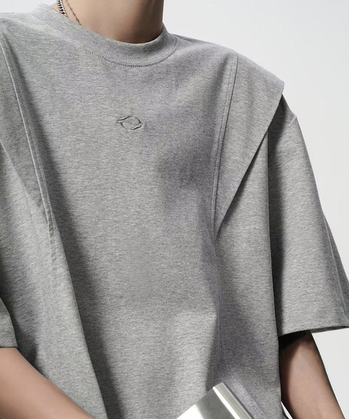 半袖 ワンポイントtシャツ メンズ 夏服 大人かっこいい tシャツ男性 オーバーサイズTシャツ 男子高生服 メンズカットソー カジュアルトップス 大学生男子の服装 87MP-006