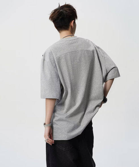 半袖 ワンポイントtシャツ メンズ 夏服 大人かっこいい tシャツ男性 オーバーサイズTシャツ 男子高生服 メンズカットソー カジュアルトップス 大学生男子の服装 87MP-006