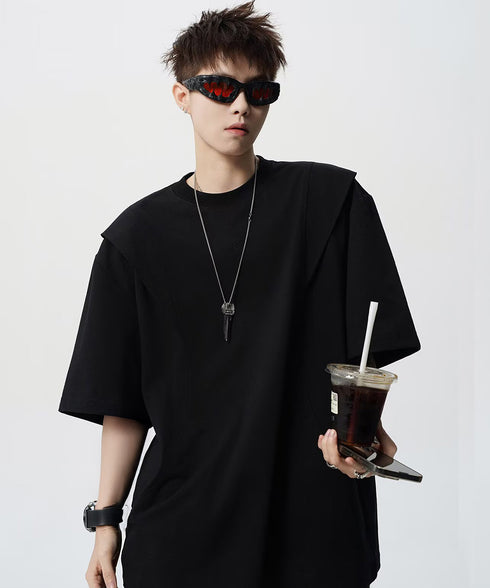 半袖 ワンポイントtシャツ メンズ 夏服 大人かっこいい tシャツ男性 オーバーサイズTシャツ 男子高生服 メンズカットソー カジュアルトップス 大学生男子の服装 87MP-006