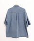 半袖デニムシャツメンズ オーバーサイズ服 かっこいいゆったりシャツおしゃれトップス ビッグシルエット羽織りルーズデニム ヴィンテージ風 メンズ服韓国風 カジュアル 87MP-010