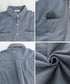 半袖デニムシャツメンズ オーバーサイズ服 かっこいいゆったりシャツおしゃれトップス ビッグシルエット羽織りルーズデニム ヴィンテージ風 メンズ服韓国風 カジュアル 87MP-010