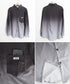 グラデーション長袖シャツメンズオーバー服 配色ステッチ オーバーサイズシャツ ビッグシルエット 男前シャツ 韓国風ライトアウター 春秋羽織りかっこいいストリート服 87MP-012