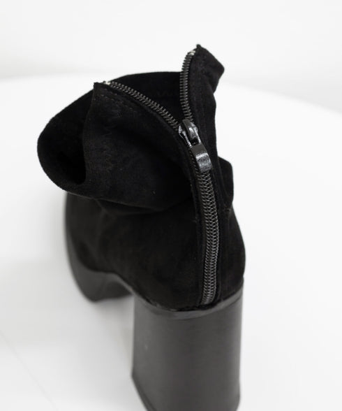 ブーツ レディース ショート ブーティー 韓国 厚底ショートブーツ レディース 疲れないハイヒールスエードブーツ きれいめ 歩きやすい靴 アンクルブーツ履きやすい 87NW-001