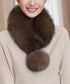 ポンポン付きフェイクファーマフラー暖かい ふわふわボリュームファーストール レディース 大人可愛いネックウォーマーきれいめ もこもこスヌード 防風防寒首巻き 上品 87SHANGJIA-001