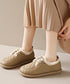モカシン ムートンパンプス ボアシューズ キルディングファーシューズ レディース 裏起毛フラットシューズ 防寒 カジュアル靴 もこもこ ぺたんこパンプス歩きやすい 87TTMY-005