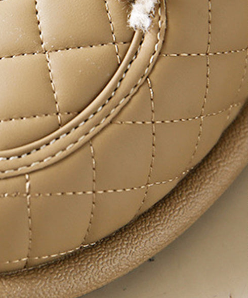 モカシン ムートンパンプス ボアシューズ キルディングファーシューズ レディース 裏起毛フラットシューズ 防寒 カジュアル靴 もこもこ ぺたんこパンプス歩きやすい 87TTMY-005