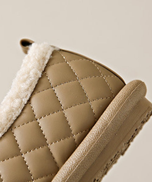 モカシン ムートンパンプス ボアシューズ キルディングファーシューズ レディース 裏起毛フラットシューズ 防寒 カジュアル靴 もこもこ ぺたんこパンプス歩きやすい 87TTMY-005