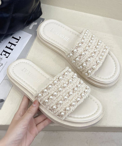 パールサンダル韓国 厚底サンダル疲れない 美脚 コンフォートサンダル おしゃれ きれいめサンダル レディース フラットシューズ 歩きやすい 軽量サンダル 春夏大人 87TTMY-008