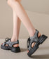 厚底スポーツサンダル レディース 韓国風 ボリュームソールコンフォートサンダル美脚脚長 歩きやすい カジュアル ニットサンダル 履きやすい靴春夏 軽量くつ 通気性 87TTMY-009