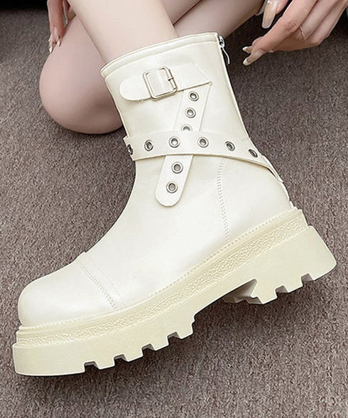 厚底ショートブーツレディースベルトブーツ おしゃれ エンジニアブーツ 秋冬 歩きやすい トラックソールブーツ 美脚脚長シューズ滑りにくい カジュアル靴 疲れにくい 87TTMY-011