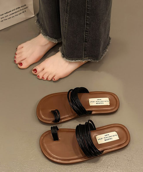 トングサンダル コードストラップサンダル レディース 韓国風フラットサンダル きれいめ夏靴 きらきら可愛い 歩きやすいぺたんこ スリッパサンダルメタリック 美脚靴 87TTMY-013