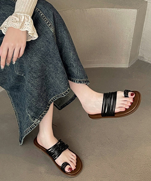 トングサンダル コードストラップサンダル レディース 韓国風フラットサンダル きれいめ夏靴 きらきら可愛い 歩きやすいぺたんこ スリッパサンダルメタリック 美脚靴 87TTMY-013