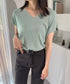ニットトップス レディース 韓国春秋夏服 フレンチスリーブ ニットソー 体型カバー vネック 冷感タッチ 半袖 サマーニット きれいめ オフィスカジュアル 着やせ 87XYZ-001