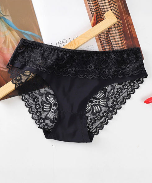 レース ショーツ レディース セクシー 可愛い ノーマルショーツ フェミニン スタンダードショーツ シースルー アンダーウェア 花柄レース刺しゅう インナー肌着 88CXH-094