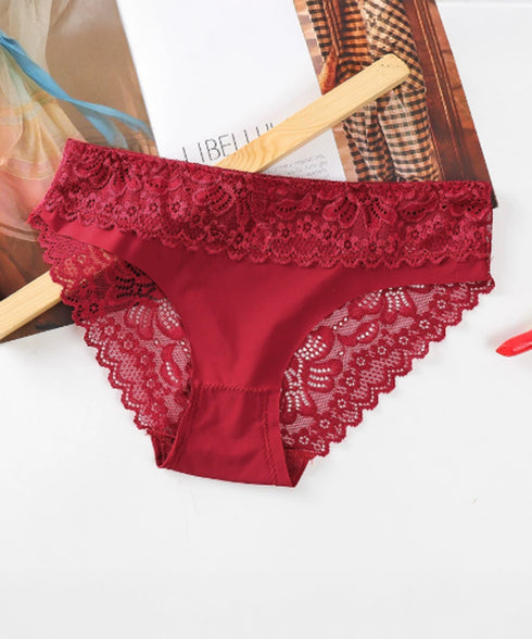 レース ショーツ レディース セクシー 可愛い ノーマルショーツ フェミニン スタンダードショーツ シースルー アンダーウェア 花柄レース刺しゅう インナー肌着 88CXH-094