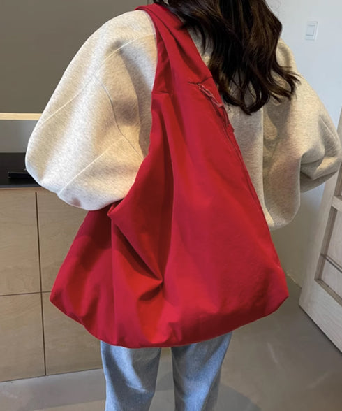 ワンショルダーバッグ大容量 ユニセックス カジュアル ショルダーバッグ レディース かばん 男女兼用 肩掛けカバン 軽い 通学バッグ シンプル ナイロンバッグ旅行 88CXH-095