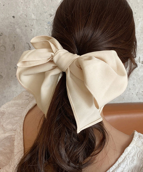 ビッグリボン バレッタ ヘアクリップ上品 おしゃれ ヘアアクセサリー レディース プチプラ まとめ髪 大人かわいい ヘアアレンジ 大きめ 髪飾り リボンクリップ 88CXH-106