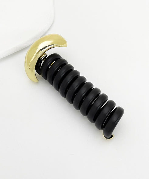 メタル コイルポニー簡単 コイルアップ 大人かわいい スパイラルヘアゴム フェミニン ヘアアレンジ エレガント ヘアアクセサリー 韓国風 ポニーテール おしゃれ 88CXH-109