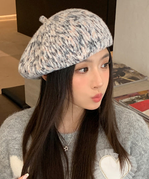 リブ編み ニットベレー帽 レディース小顔 可愛い ニット帽子 調節ひも付き 韓国ファッション 防寒帽子 秋冬ニットキャップ 大人カジュアル あたたかい 被りやすい 88CXH-130