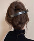 ダッカール ヘアクリップ上品ヘアアレンジ 大人可愛い くちばしクリップ きれいめ メタルヘアクリップ 大きめ 韓国風 簡単髪留め フェミニンまとめ髪 結婚式高見え 88CXH-142
