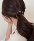 クリアヘアゴム パール調ヘアアクセサリー コイルヘアゴム 大人可愛い スパイラルヘアゴム 跡がつかない スプリング ヘアアクセ ポニーテール 簡単 髪留め 韓国風 88CXH-144