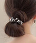 クリアヘアゴム パール調ヘアアクセサリー コイルヘアゴム 大人可愛い スパイラルヘアゴム 跡がつかない スプリング ヘアアクセ ポニーテール 簡単 髪留め 韓国風 88CXH-144
