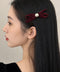 ベロア調 リボンヘアクリップ 大人可愛い おしゃれ ヘアアクセサリー レディース ヘアクリップ 清楚 まとめ髪 大人かわいい ヘアアレンジ フェミニン 簡単髪留め 88CXH-158