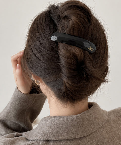 マーブル柄 バレッタ ヘアクリップ 上品 おしゃれ ヘアアクセサリー ニュアンスカラー プチプラ まとめ髪 大人かわいい ヘアアレンジ 髪飾り カジュアル 88CXH-199